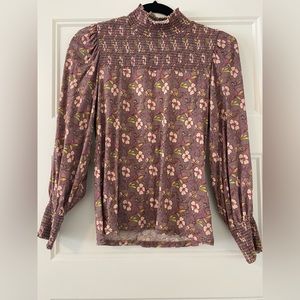 Nation LTD Open Back Floral Top